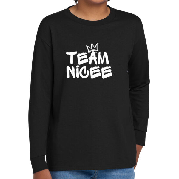 Home Team Nicee Youth Heavy Cotton 100% Cotton Long Sleeve T Shirt Thumbnail