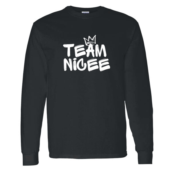 Home Team Nicee Heavy Cotton 100% Cotton Long Sleeve T Shirt Thumbnail